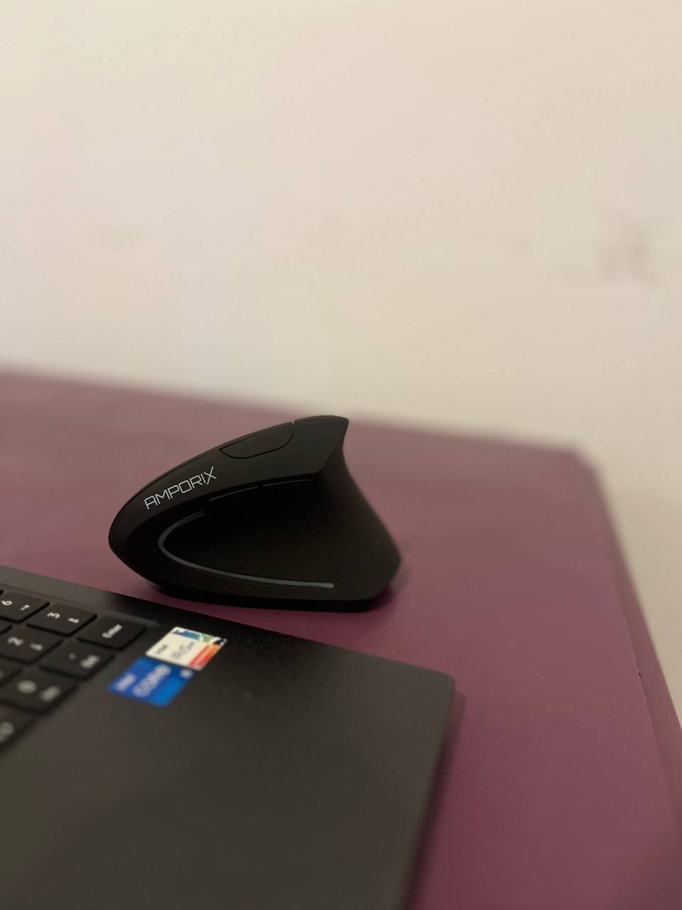 Client utilisant la souris ergonomique